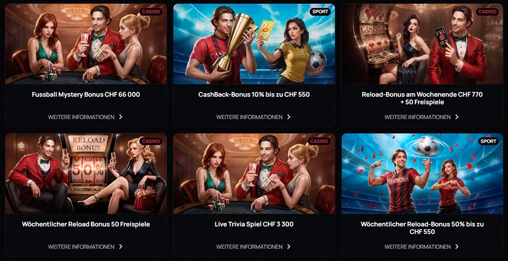 casinova-casino-ch-Boni-und-Aktionen